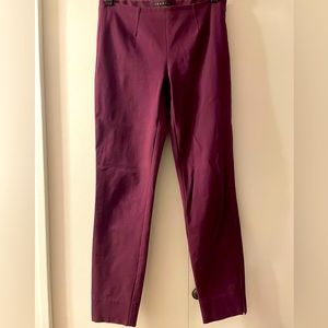 THEORY Plumb Purple Pant